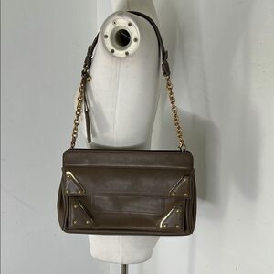ESCADA Leather With Gold Hardware Handbag Purse